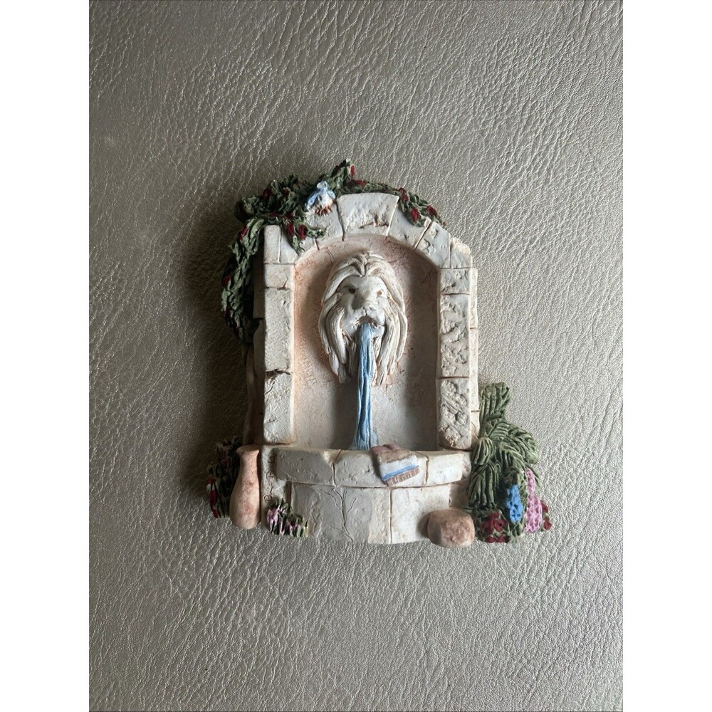 1994 Michaels Summer Breeze Collection Garden Fountain Wall Hanging #2462
